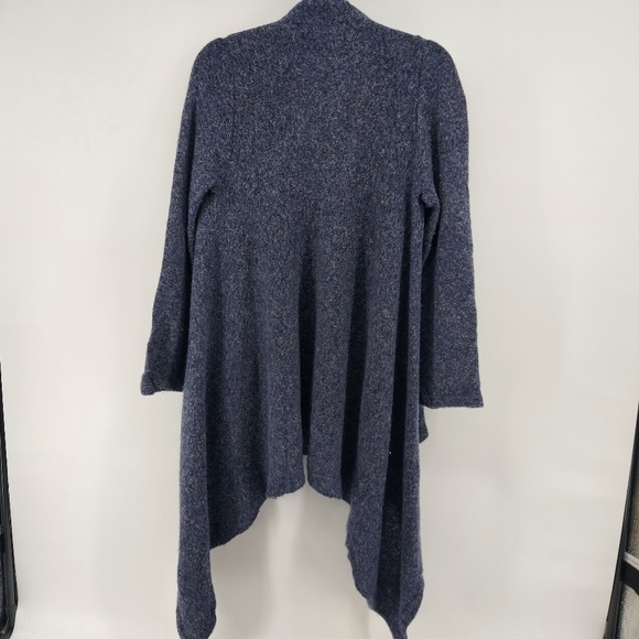 Bryn Walker Blue Merino Wool Blend Waterfall Cardigan size medium - Picture 4 of 4